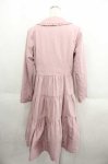 画像2: PINK HOUSE / 襟付きロングティアードコート  ピンク I-25-05-29-051-LO-CO-HD-ZI (2)