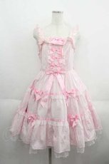 画像1: Angelic Pretty / マーガレットドールジャンパースカート  ピンク I-25-05-29-052-AP-OP-HD-ZI (1)