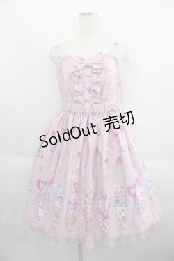 画像1: Angelic Pretty / Decoration Ice Creamジャンパースカート  ピンク I-25-05-29-053-AP-OP-HD-ZI