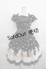 Angelic Pretty / お菓子の国ワンピース  黒 I-25-05-29-054-AP-OP-HD-ZI