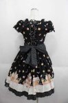 画像2: Angelic Pretty / お菓子の国ワンピース  黒 I-25-05-29-054-AP-OP-HD-ZI (2)