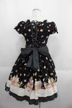 画像2: Angelic Pretty / お菓子の国ワンピース  黒 I-25-05-29-054-AP-OP-HD-ZI