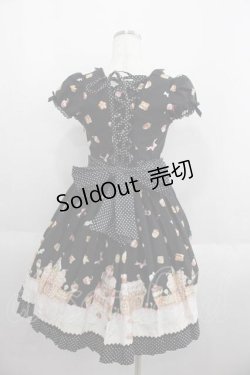 画像2: Angelic Pretty / お菓子の国ワンピース  黒 I-25-05-29-054-AP-OP-HD-ZI