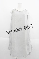 gouk / シースルー重ねノースリーブワンピース  グレー I-25-05-29-080-GO-OP-HD-ZI