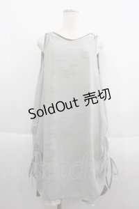 gouk / シースルー重ねノースリーブワンピース  グレー I-25-05-29-080-GO-OP-HD-ZI