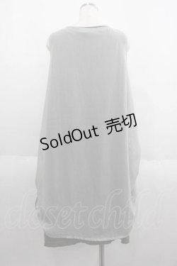 画像2: gouk / シースルー重ねノースリーブワンピース  グレー I-25-05-29-080-GO-OP-HD-ZI