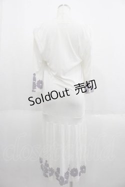 画像2: gouk / 重ね着風カシュクールワンピース  オフホワイト I-25-05-29-086-GO-OP-HD-ZI