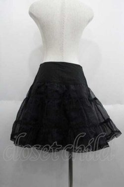 画像2: Victorian maiden / チュールパニエ  黒 I-25-05-29-092-CL-SK-HD-ZI