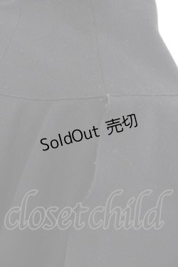 画像3: PEACE NOW / フロント編み上げオーバースカート重ね風チェックスカート M 黒Ｘグレーチェック I-25-05-29-095-PU-SK-HD-ZI