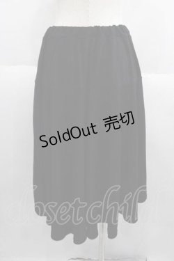 画像2: gouk / 桜刺繍和柄切替スカート  ブラック I-25-05-29-101-GO-SK-HD-ZI