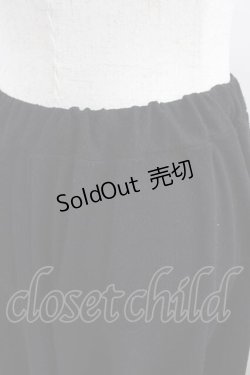 画像3: gouk / 桜刺繍和柄切替スカート  ブラック I-25-05-29-101-GO-SK-HD-ZI