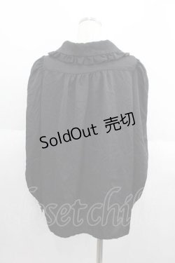 画像2: axes femme POETIQUE / フリル襟ブラウス  黒 I-25-05-29-011-AX-BL-HD-ZI