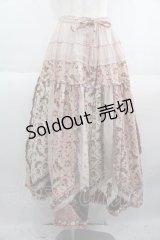 PINK HOUSE / エターナルローズパッチワークスカート  ピンク I-25-05-29-105-LO-SK-HD-ZI