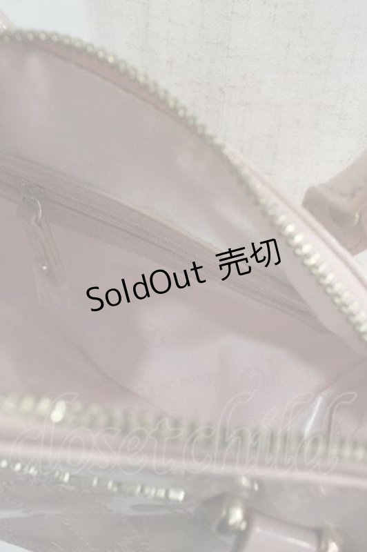 画像4: 【SALE】Maison de FLEUR / リボン型押しショルダーバッグ  ピンク I-25-05-29-109-LO-BG-HD-ZTK021 (4)