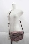 画像1: 【SALE】Maison de FLEUR / フルールジャガードショルダーバッグ  ピンク I-25-05-29-110-LO-BG-HD-ZTK010 (1)