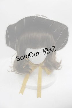 画像2: ALICE and the PIRATES / チュロスストライプカンカン帽  ブラウン I-25-05-29-116-PA-AC-HD-ZI