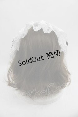 画像3: KOIWAI FACTORY（海外ロリータブランド） / ローズレースリボンヘッドドレス  黒Ｘ白 I-25-05-29-119-LO-AC-HD-ZI
