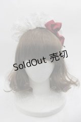 BABY,THE STARS SHINE BRIGHT / STRAWBERRYカフェカチューシャ  赤Ｘ白 I-25-05-29-120-BA-AC-HD-ZI