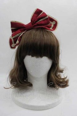 画像1: Angelic Pretty / Cuteブレードカチューシャ  ボルドー I-25-05-29-122-AP-AC-HD-ZI