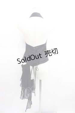 画像2: BPN / 裾シフォンベスト  黒 I-25-05-29-025-GO-JA-HD-ZI