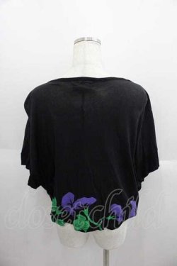 画像2: gouk / 朝顔pt重ね着風トップス  ブラック I-25-05-29-027-GO-TO-HD-ZI