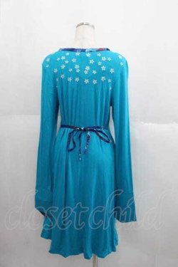 画像2: gouk / 桜刺繍ロングカーディガン  ブルー I-25-05-29-028-GO-TO-HD-ZI