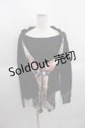 gouk / カーディガン重ね着風ニットトップス  ブラック I-25-05-29-032-GO-TO-HD-ZI