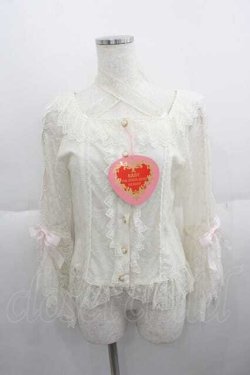 画像1: BABY,THE STARS SHINE BRIGHT / Marie Antoinette Laceブラウス  生成り I-25-05-29-004-BA-BL-HD-ZI