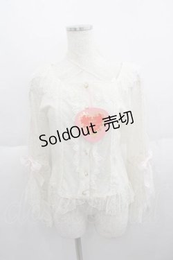 画像1: BABY,THE STARS SHINE BRIGHT / Marie Antoinette Laceブラウス  生成り I-25-05-29-004-BA-BL-HD-ZI