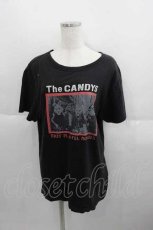 画像1: 【SALE】Candy Stripper / THE CANDYS TEE 3 ブラック I-25-05-29-038-PU-TS-HD-ZT061 (1)