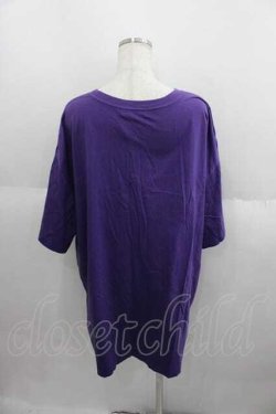 画像2: Candy Stripper / パンダ柄Tシャツ 2 パープル I-25-05-29-041-PU-TS-HD-ZI
