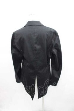 画像2: BPN FOR MEN / ドクロモチーフZIP燕尾ジャケット  黒 I-25-05-29-048-GO-JA-HD-ZI