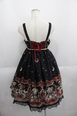 画像2: Angelic Pretty / Dream Bearジャンパースカート  黒 I-25-06-01-055-AP-OP-HD-ZI