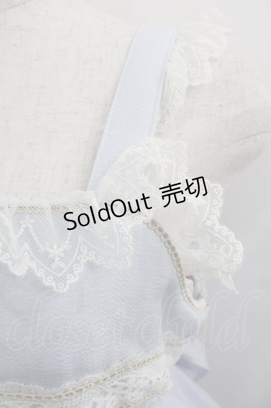 画像2: BABY,THE STARS SHINE BRIGHT /  Maria de la Croixジャンパースカート  サックス I-25-06-01-061-BA-OP-HD-ZI (2)