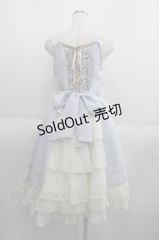 画像3: BABY,THE STARS SHINE BRIGHT /  Maria de la Croixジャンパースカート  サックス I-25-06-01-061-BA-OP-HD-ZI (3)