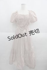 PINK HOUSE / フリルヨーク半袖ワンピース  ピンク I-25-06-01-091-LO-OP-HD-ZI