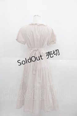 画像2: PINK HOUSE / フリルヨーク半袖ワンピース  ピンク I-25-06-01-091-LO-OP-HD-ZI