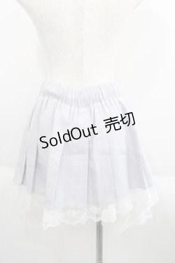 画像2: Princess Melody / 千鳥柄プリーツスカパン  ラベンダーＸ白 I-25-06-01-118-EL-PA-HD-ZI