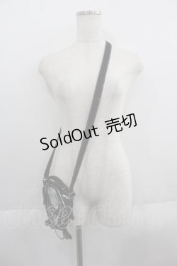 画像1: HN+nois / ドクロポシェット  ブラック I-25-06-01-121-HN-BG-HD-ZT-K026