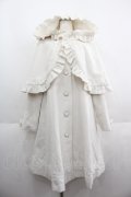 axes femme kawaii / 童話の小公女コート  アイボリー I-25-06-04-042-AX-CO-HD-ZI