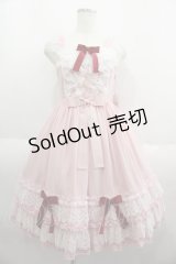Angelic Pretty / Romantic Poemジャンパースカート  ピンク I-25-06-04-047-AP-OP-HD-ZI