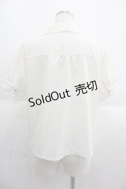 画像2: axes femme POETIQUE / 終わらないお茶会刺繍ブラウス  アイボリー I-25-06-04-007-AX-BL-HD-ZI