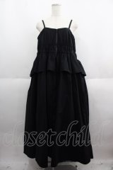 Candy Stripper / FRONT ZIP ONE-PIECE 2 黒 I-25-06-04-060-PU-OP-HD-ZI