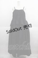 Candy Stripper / FRONT ZIP ONE-PIECE 2 黒 I-25-06-04-060-PU-OP-HD-ZI