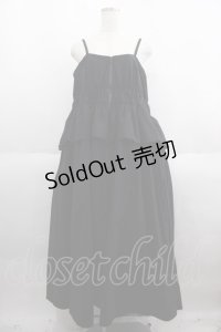 Candy Stripper / FRONT ZIP ONE-PIECE 2 黒 I-25-06-04-060-PU-OP-HD-ZI