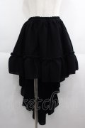 MARBLE / フィッシュテールフリルスカート  黒 I-25-06-04-073-GO-SK-HD-ZI