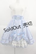 Hoshibako Works / MARION CREPES ×HoshibakoWorks デコレーションバッスルスカート  青 I-25-06-04-076-EL-SK-HD-ZI