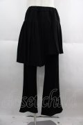 Candy Stripper / PLEATS LAYERED パンツ 2 黒 I-25-06-04-090-PU-PA-HD-ZI