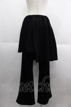 画像2: Candy Stripper / PLEATS LAYERED パンツ 2 黒 I-25-06-04-090-PU-PA-HD-ZI