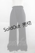 Candy Stripper / DEAREST JERSEY PANTS  黒 I-25-06-04-091-PU-PA-HD-ZI